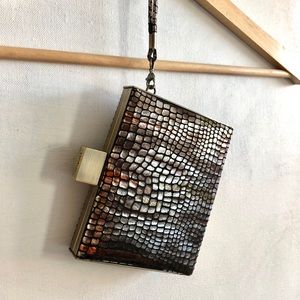 Gorgeous hobo clutch, removable strap